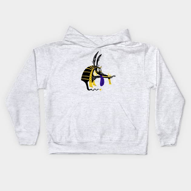 Anoobis Kids Hoodie by texamillionaire